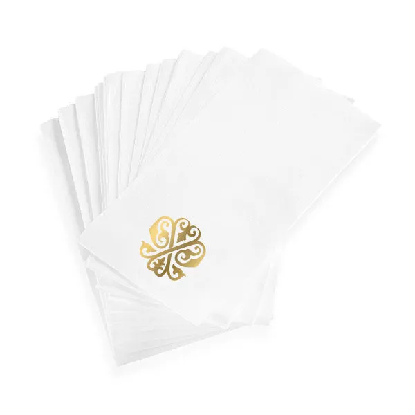 1-Letter Monogrammed Guest Towels