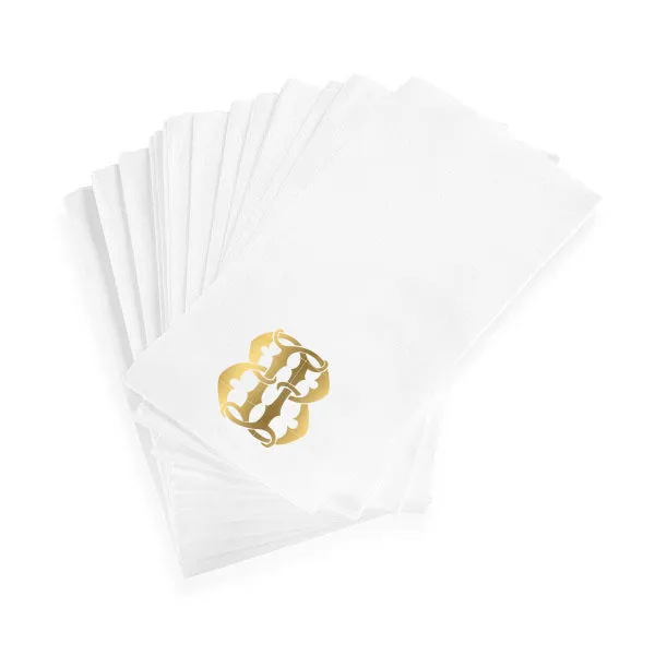 1-Letter Monogrammed Guest Towels