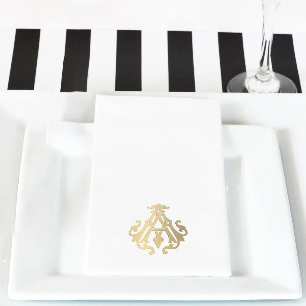 1-Letter Monogrammed Guest Towels