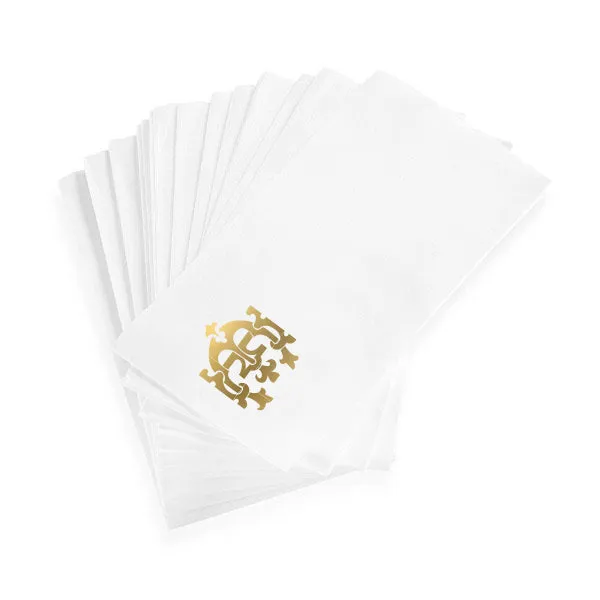 1-Letter Monogrammed Guest Towels