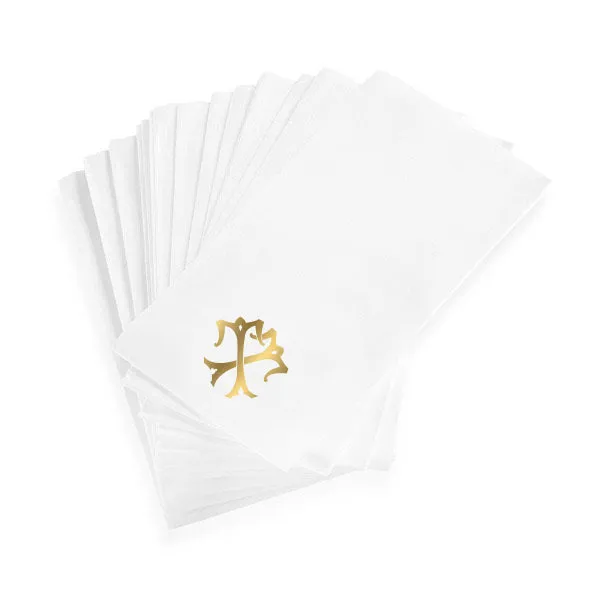 1-Letter Monogrammed Guest Towels