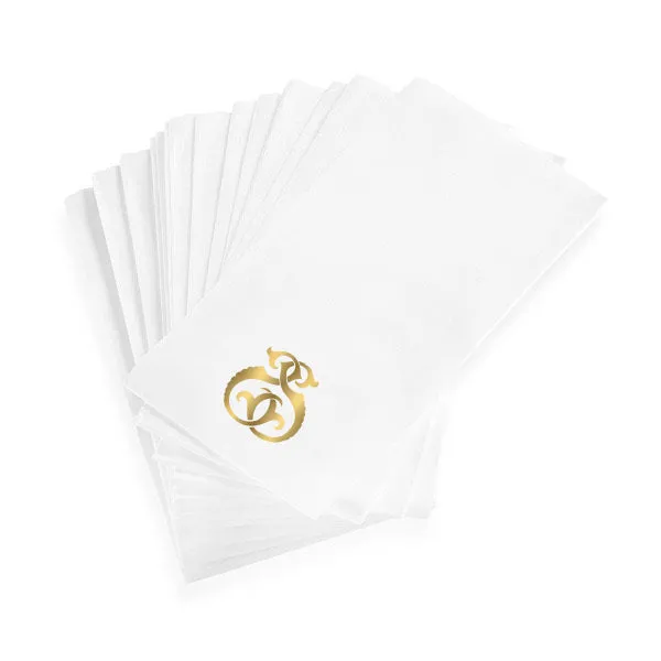 1-Letter Monogrammed Guest Towels