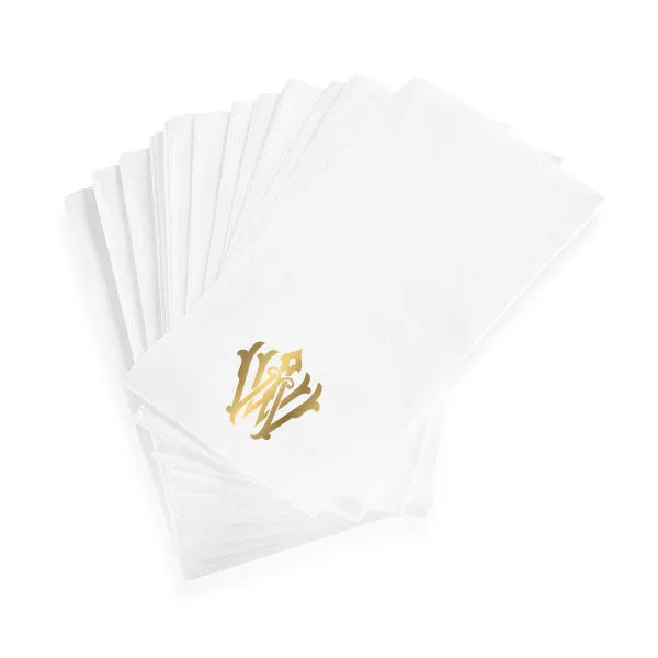 1-Letter Monogrammed Guest Towels