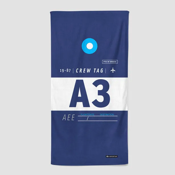 A3 - Beach Towel