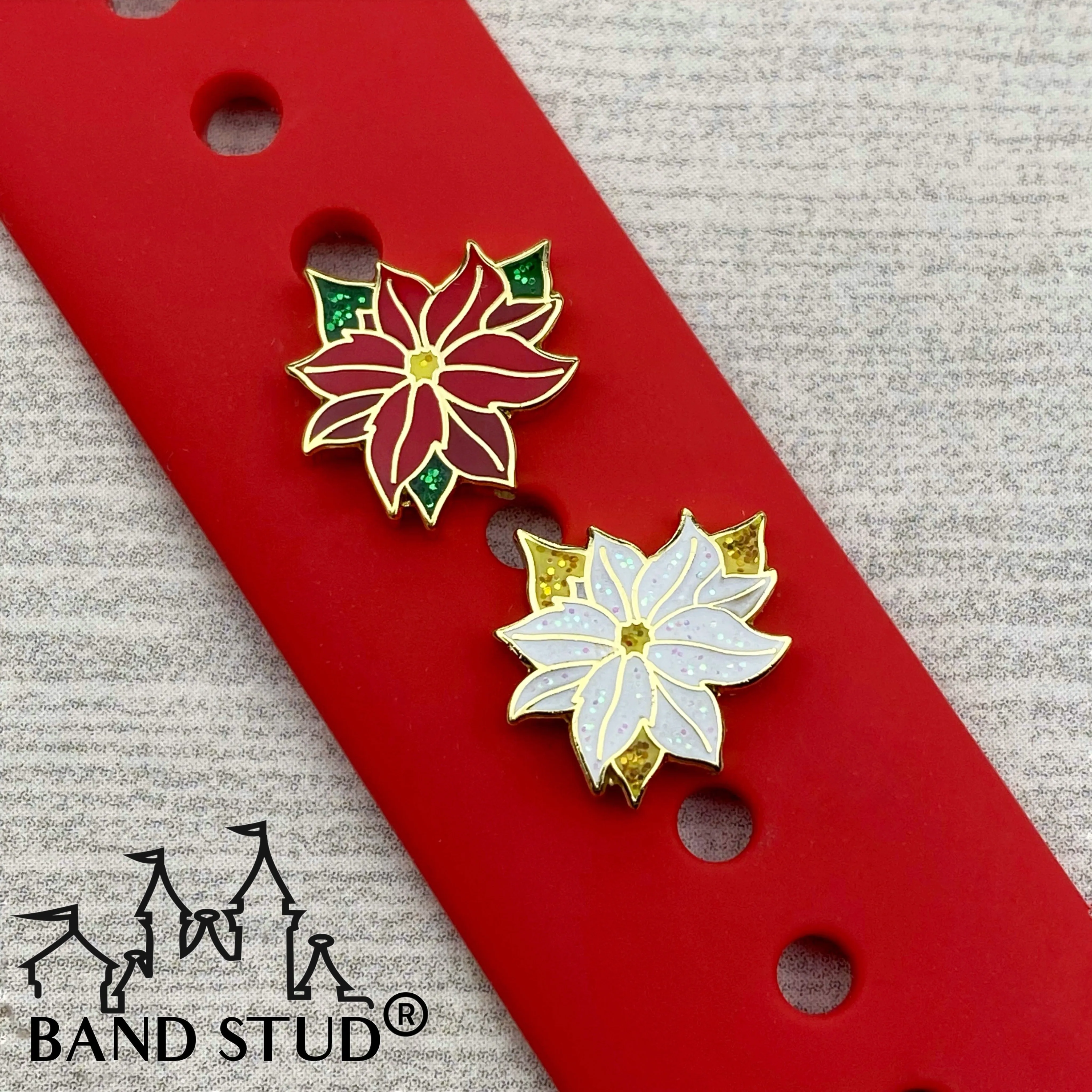 Band Stud® - Christmas Collection - Poinsettia