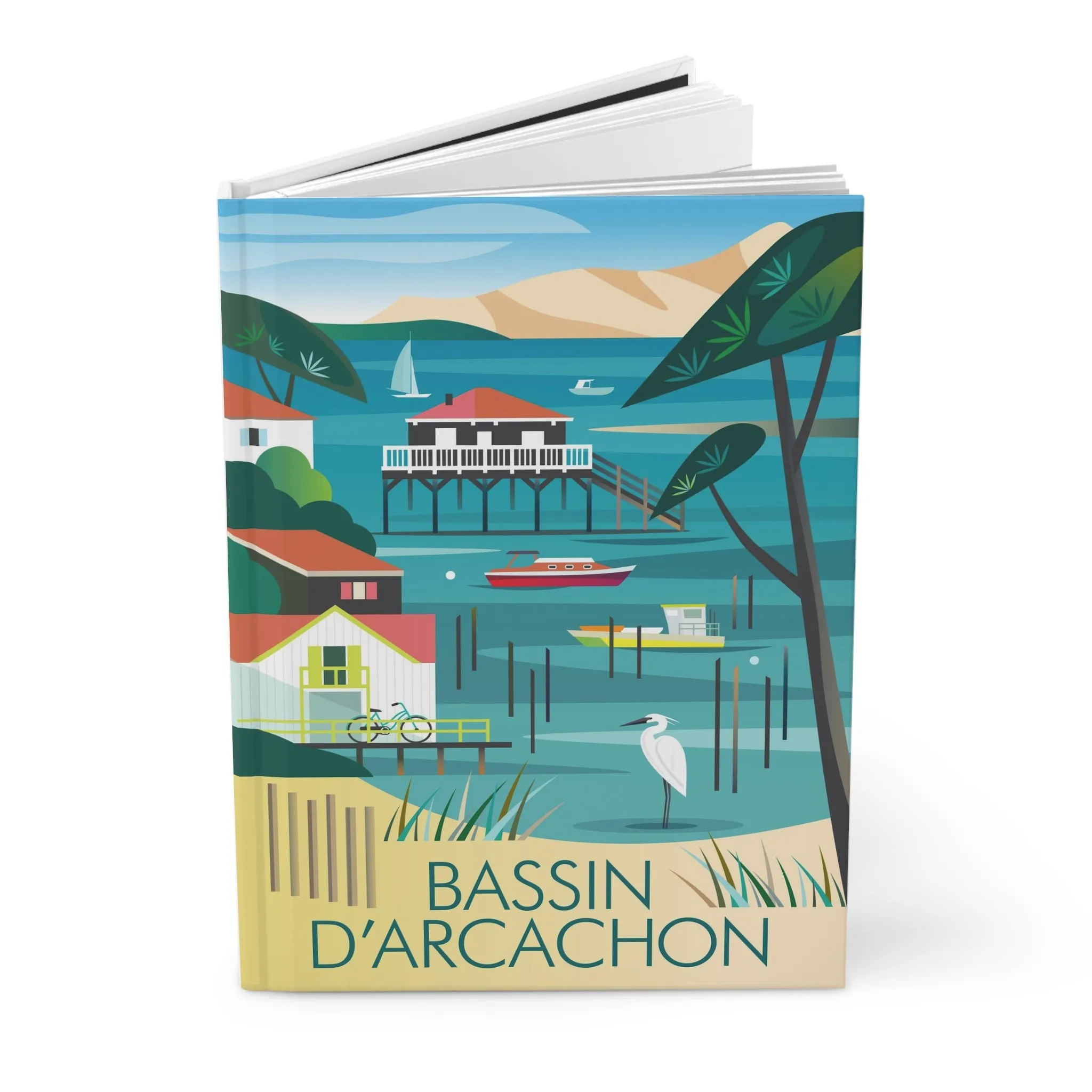 Bassin D'Arcachon Hardcover Journal