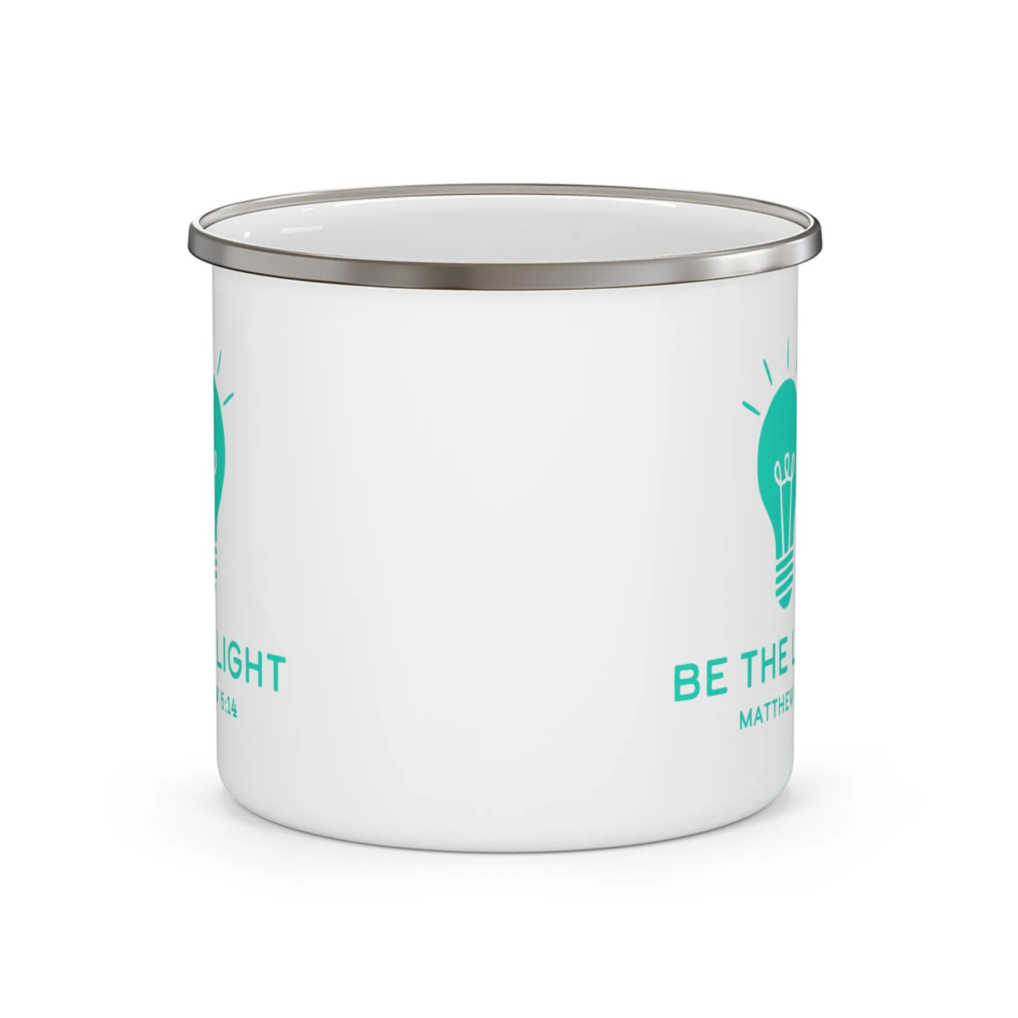 Be The Light Enamel Camping Mug