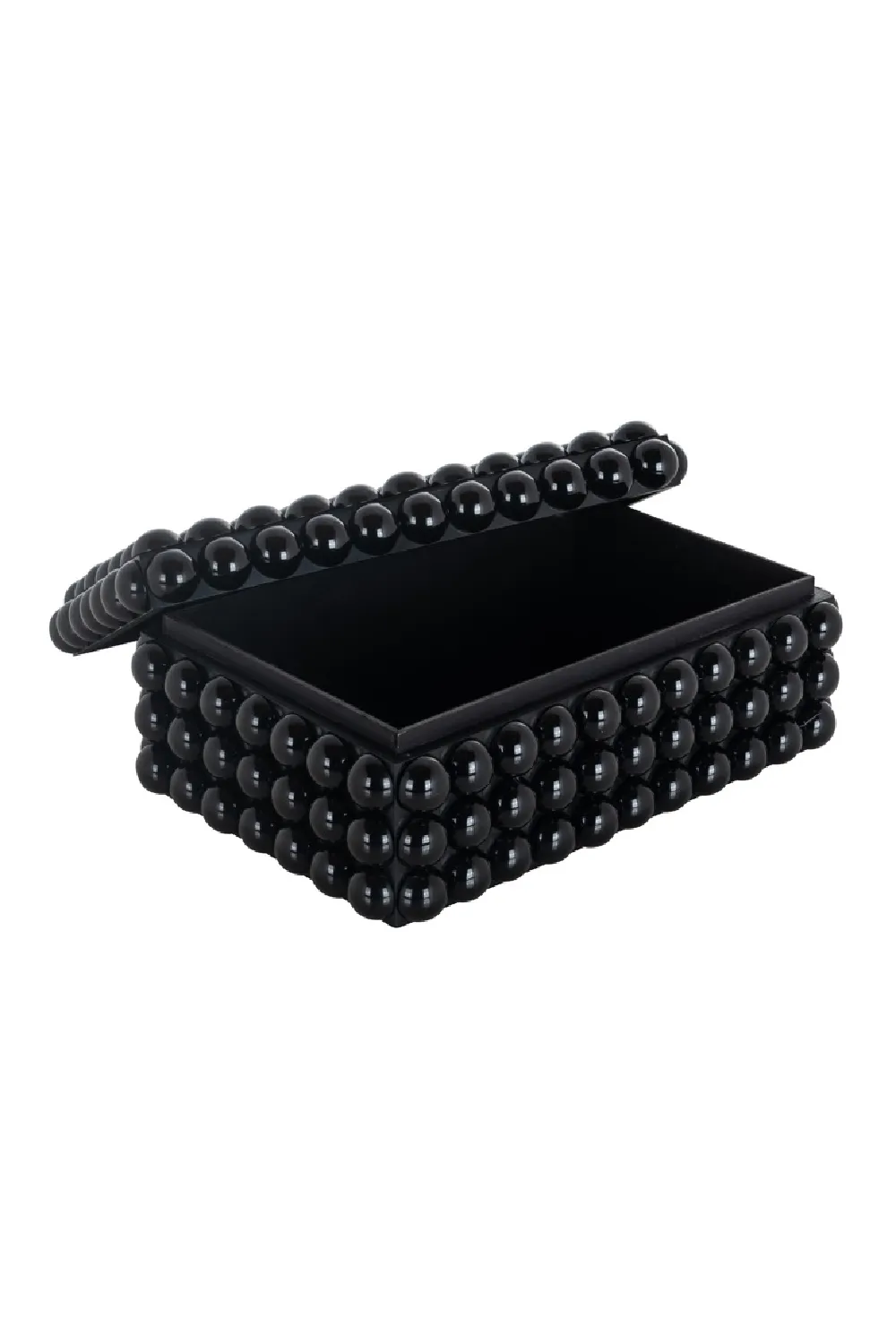 Black Modern Jewellery Box | OROA Batool