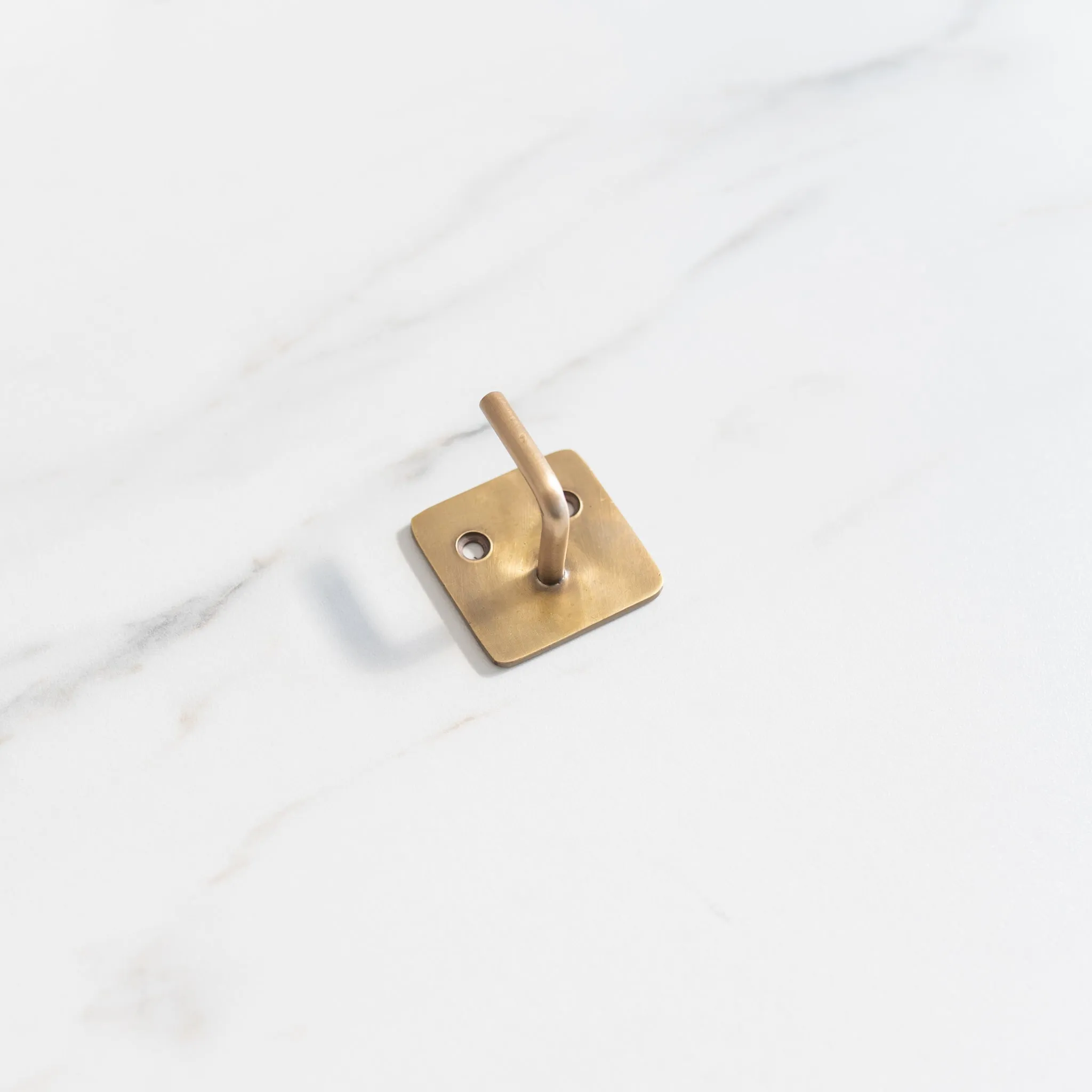 Brass Plate Single Wall Hook