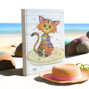 Bug Art Kimba the Kitten A5 Hardback Notebook