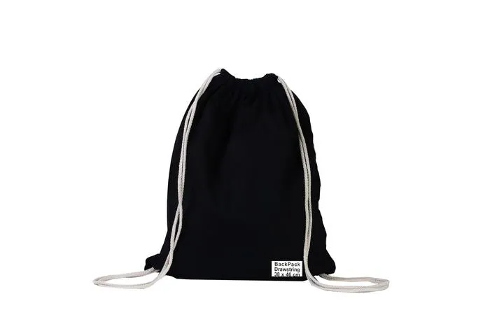 Calico/Cotton Drawstring Backpack  Bags 38cm x 46cm (Price per 200)