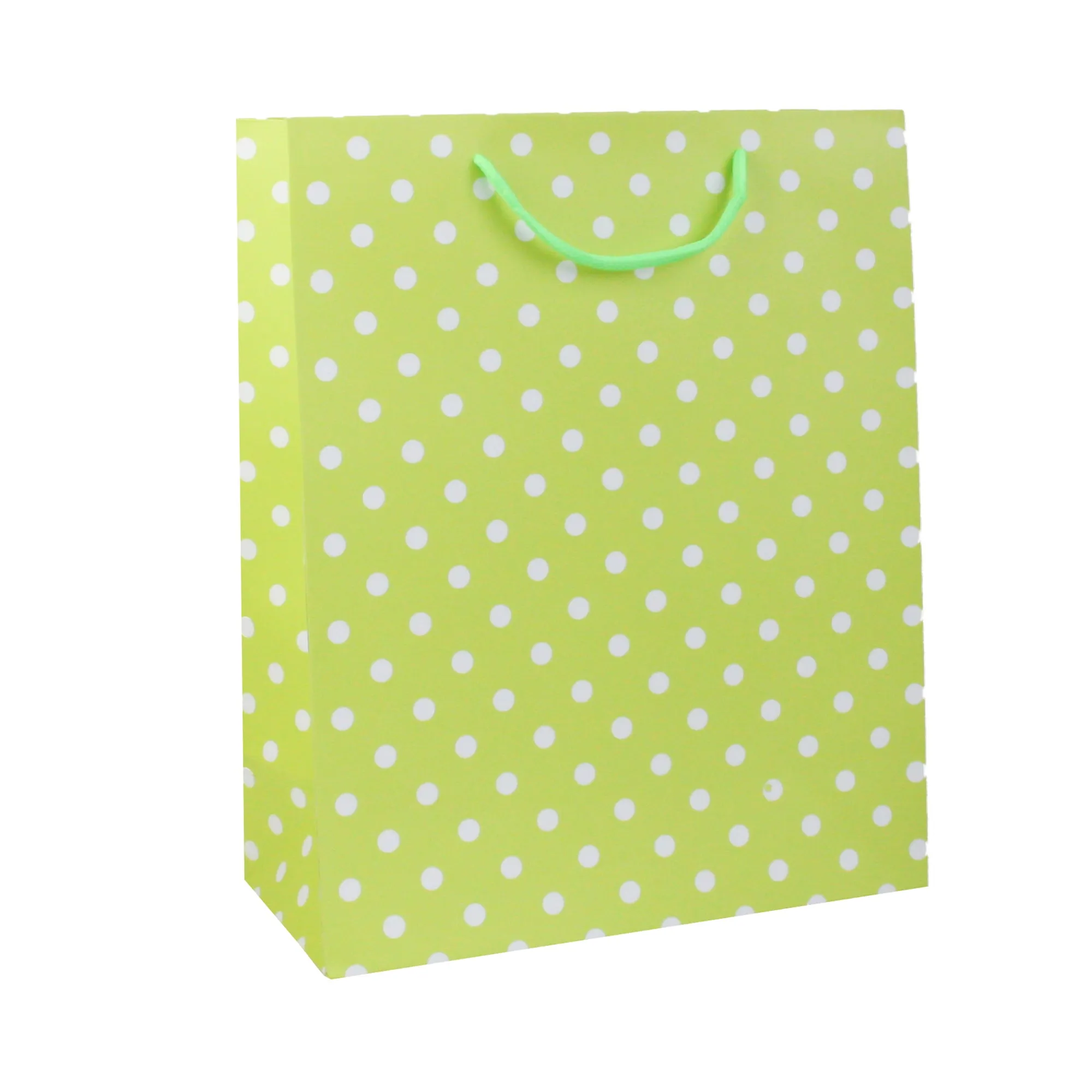 Chic Polka Dots-Pattern Gift Bags - Set of 6 Assorted colours (Sizes available)