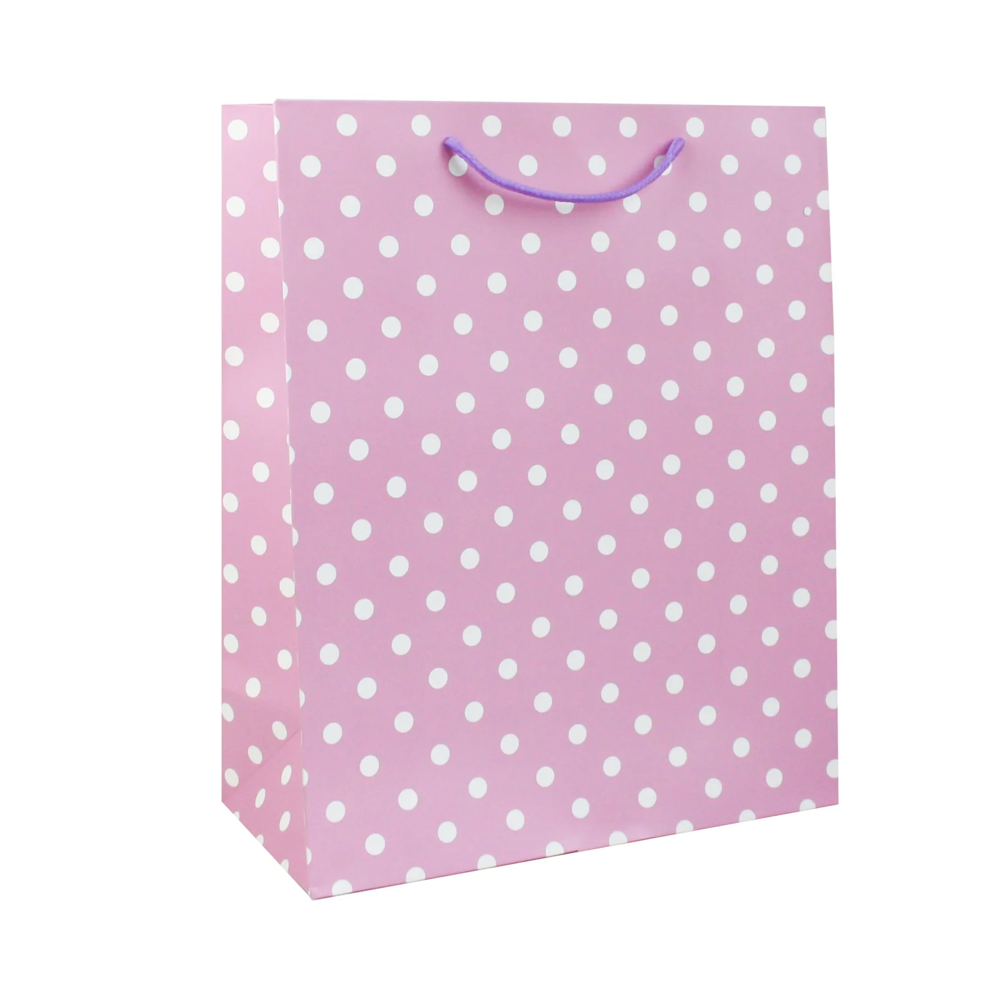 Chic Polka Dots-Pattern Gift Bags - Set of 6 Assorted colours (Sizes available)