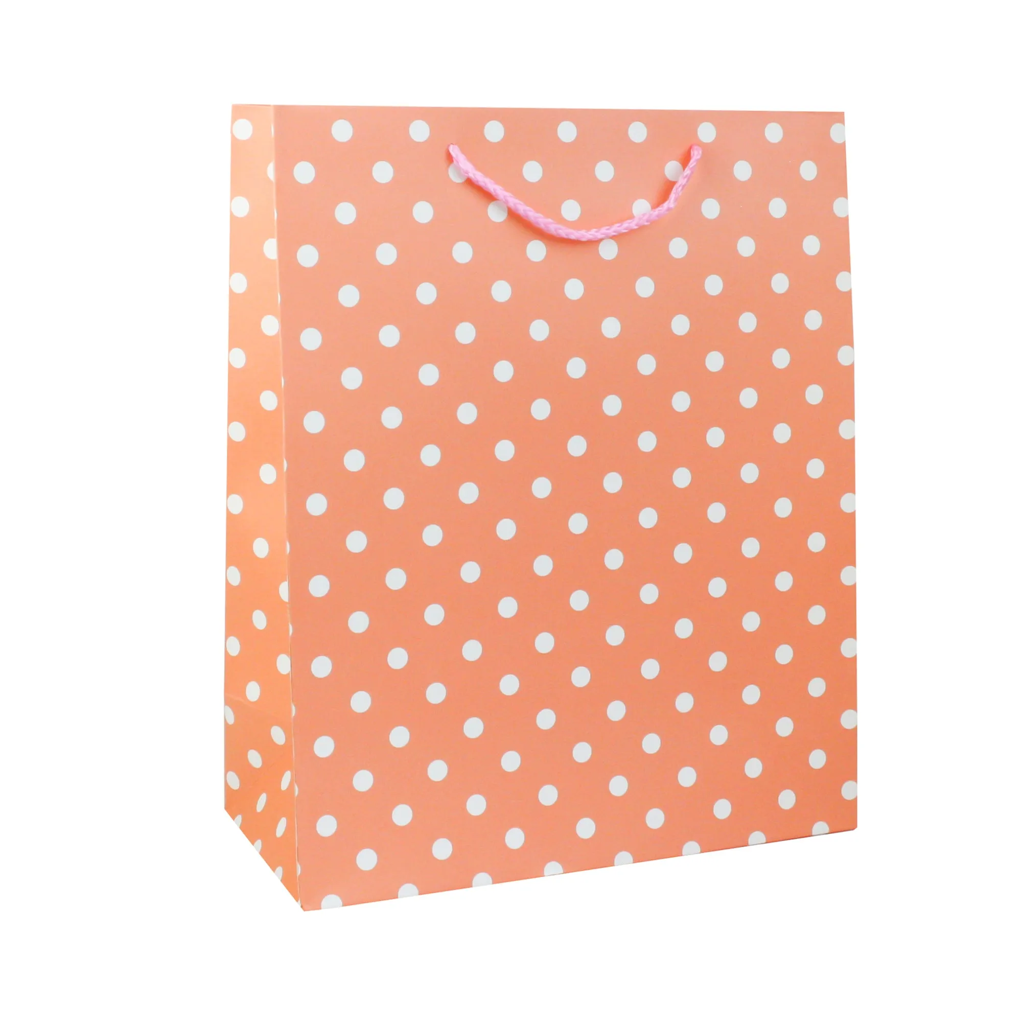 Chic Polka Dots-Pattern Gift Bags - Set of 6 Assorted colours (Sizes available)