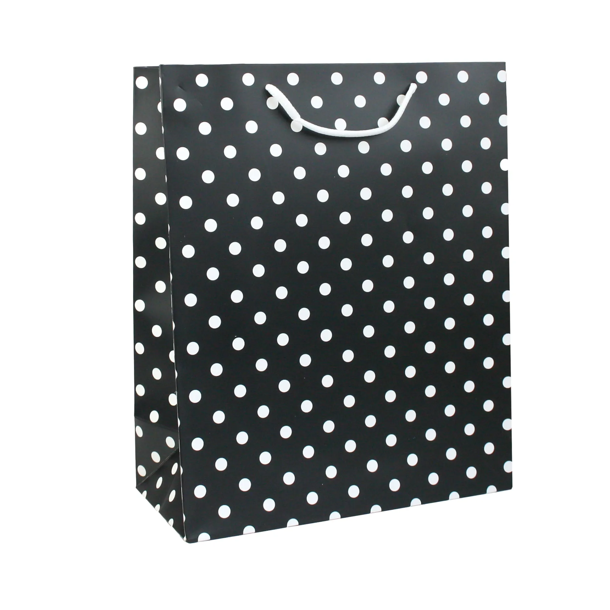 Chic Polka Dots-Pattern Gift Bags - Set of 6 Assorted colours (Sizes available)