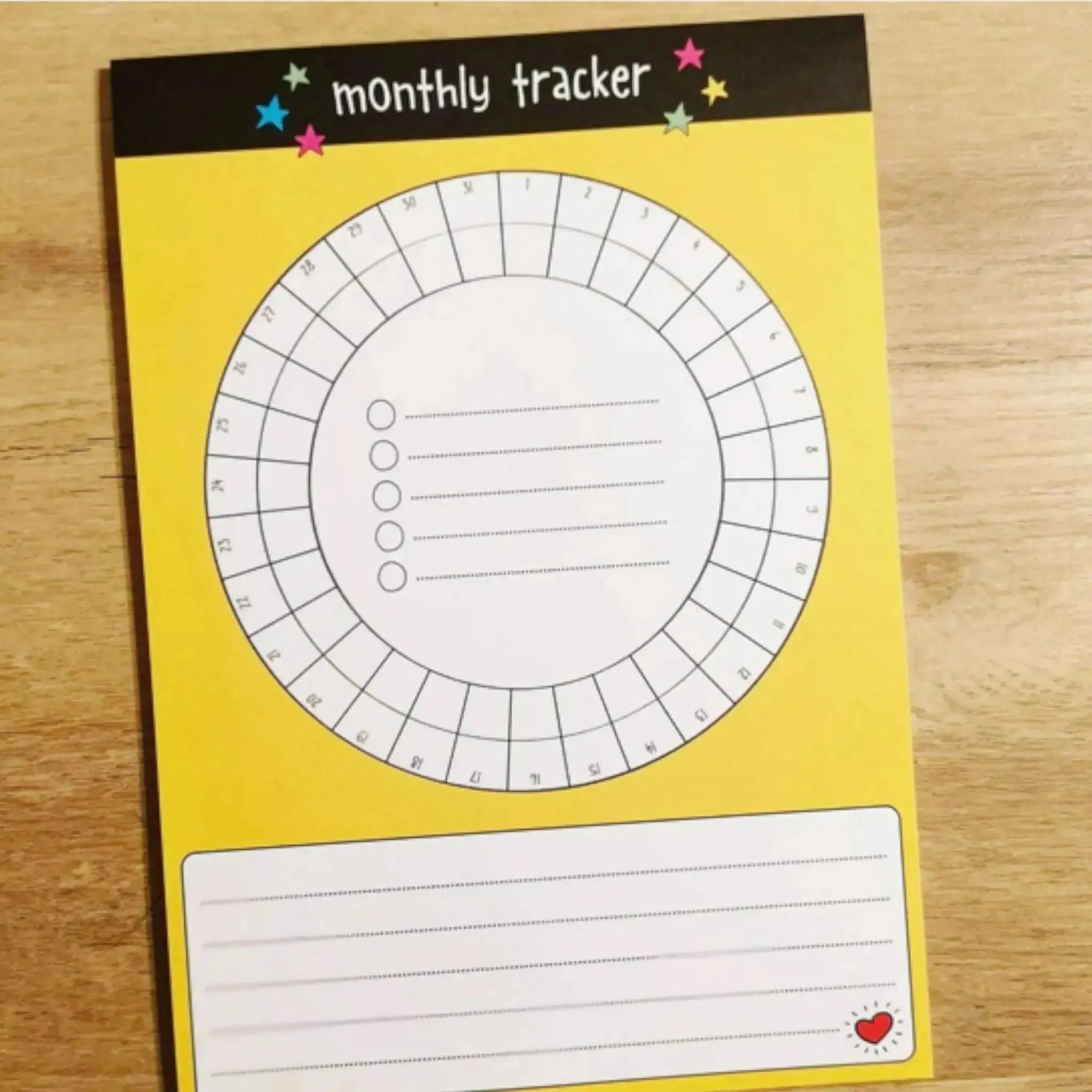 Circle Tracker Pad A5