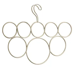 CLASSICO 8 Loop Scarf Holder Pearl Champagne