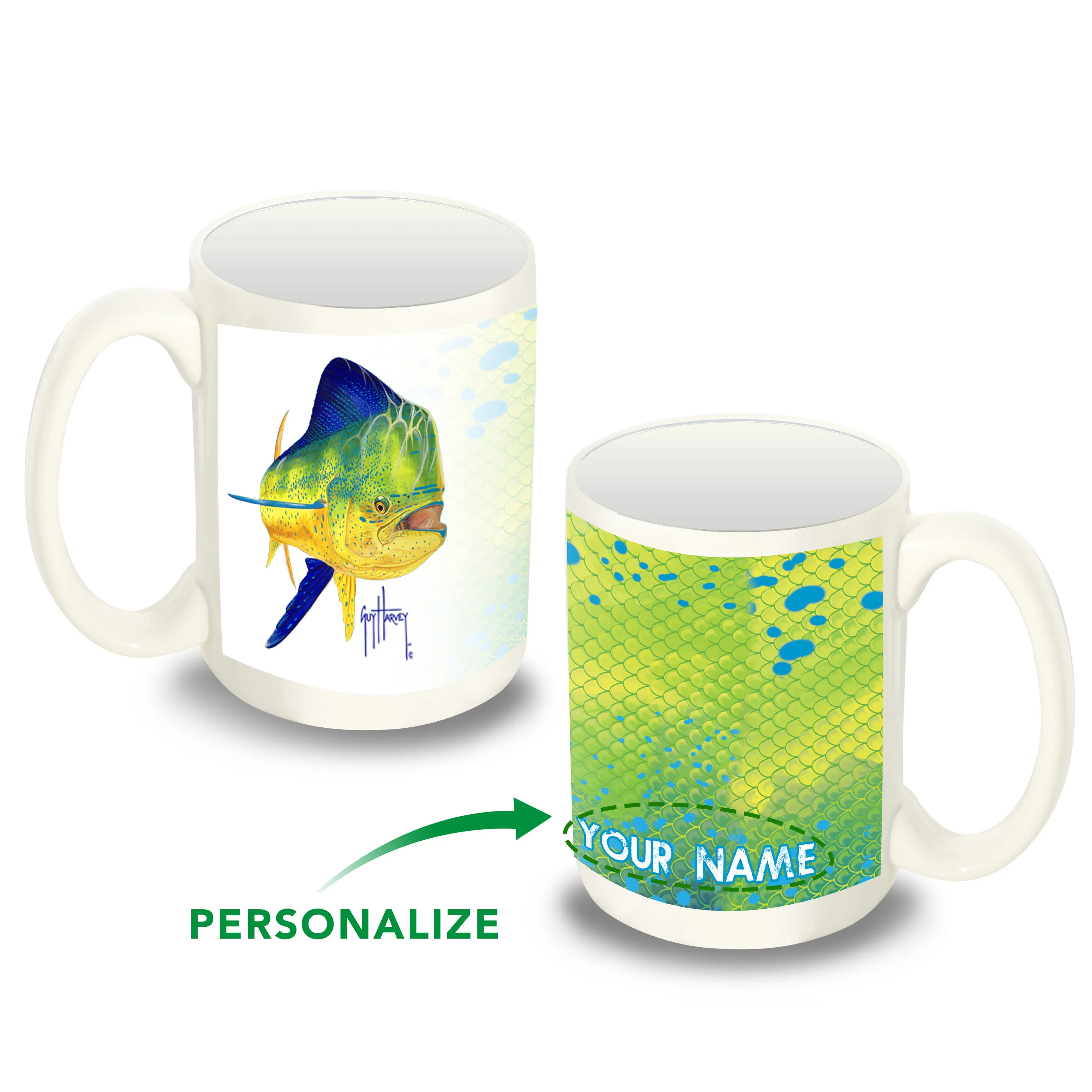 Custom Mahi Skin Coffee Mug