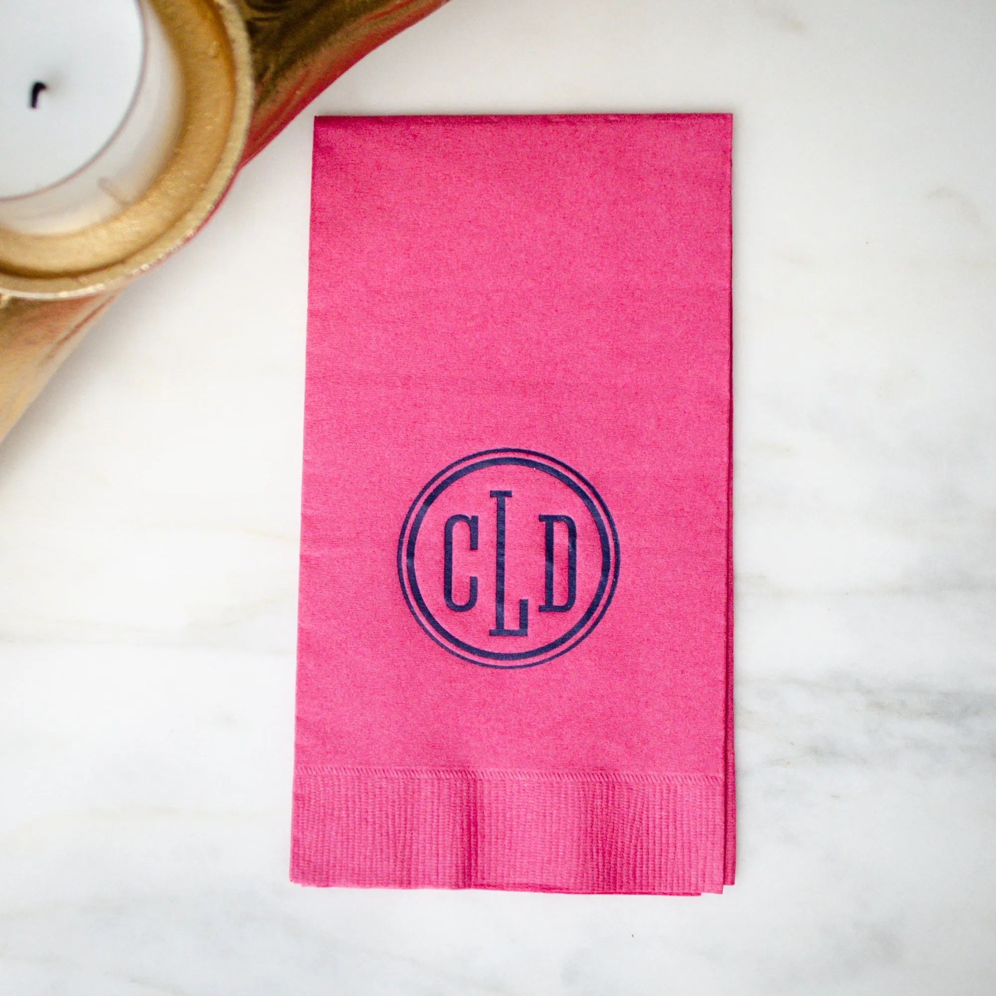 Custom Monogrammed 3ply Guest Towels