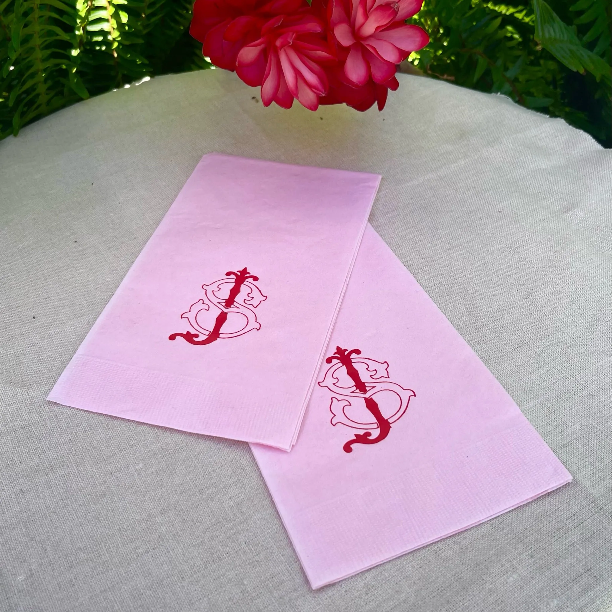 Custom Monogrammed 3ply Guest Towels