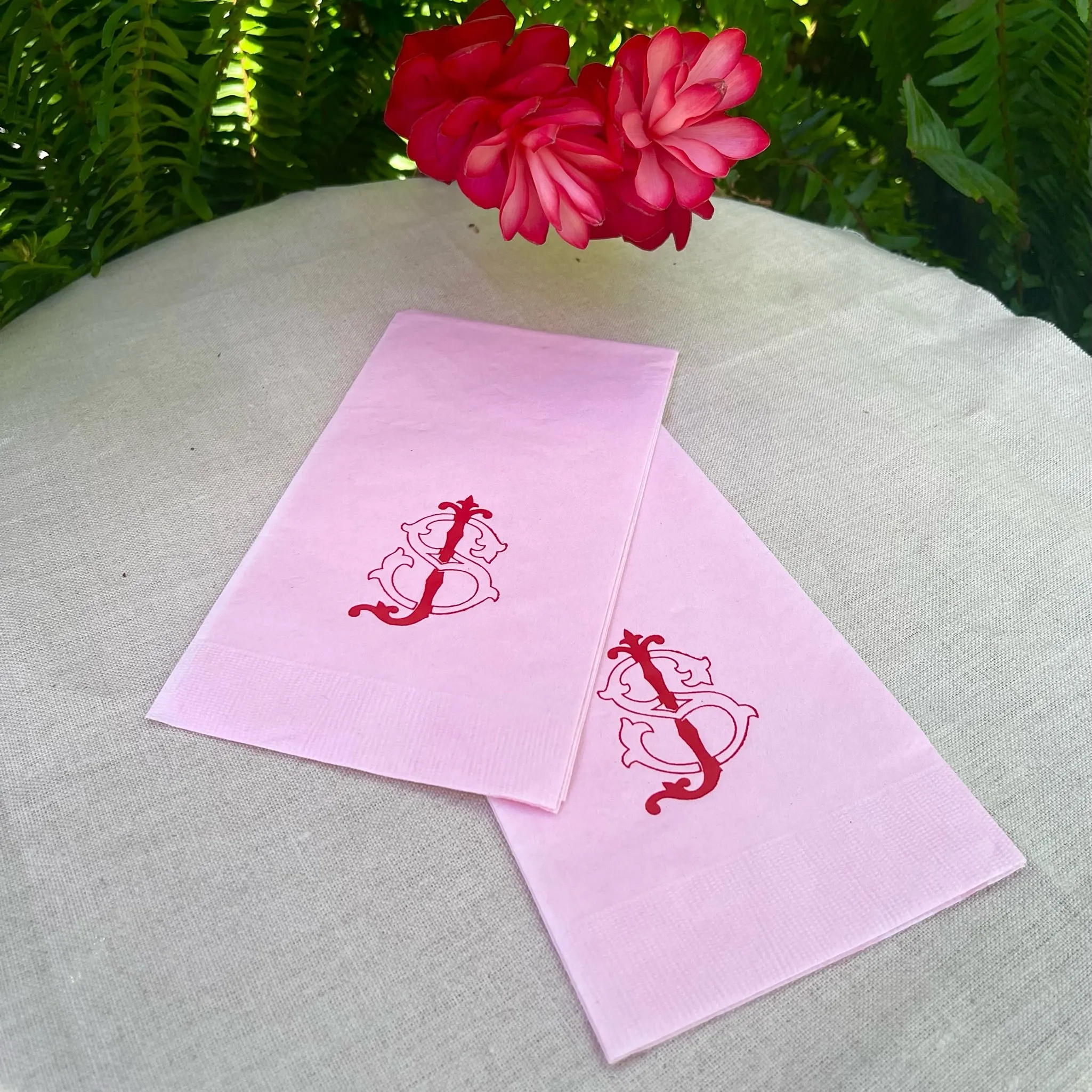 Custom Monogrammed 3ply Guest Towels