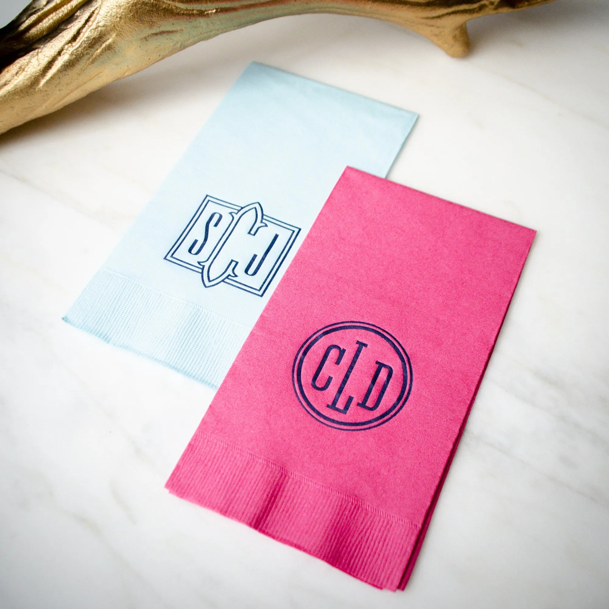 Custom Monogrammed 3ply Guest Towels