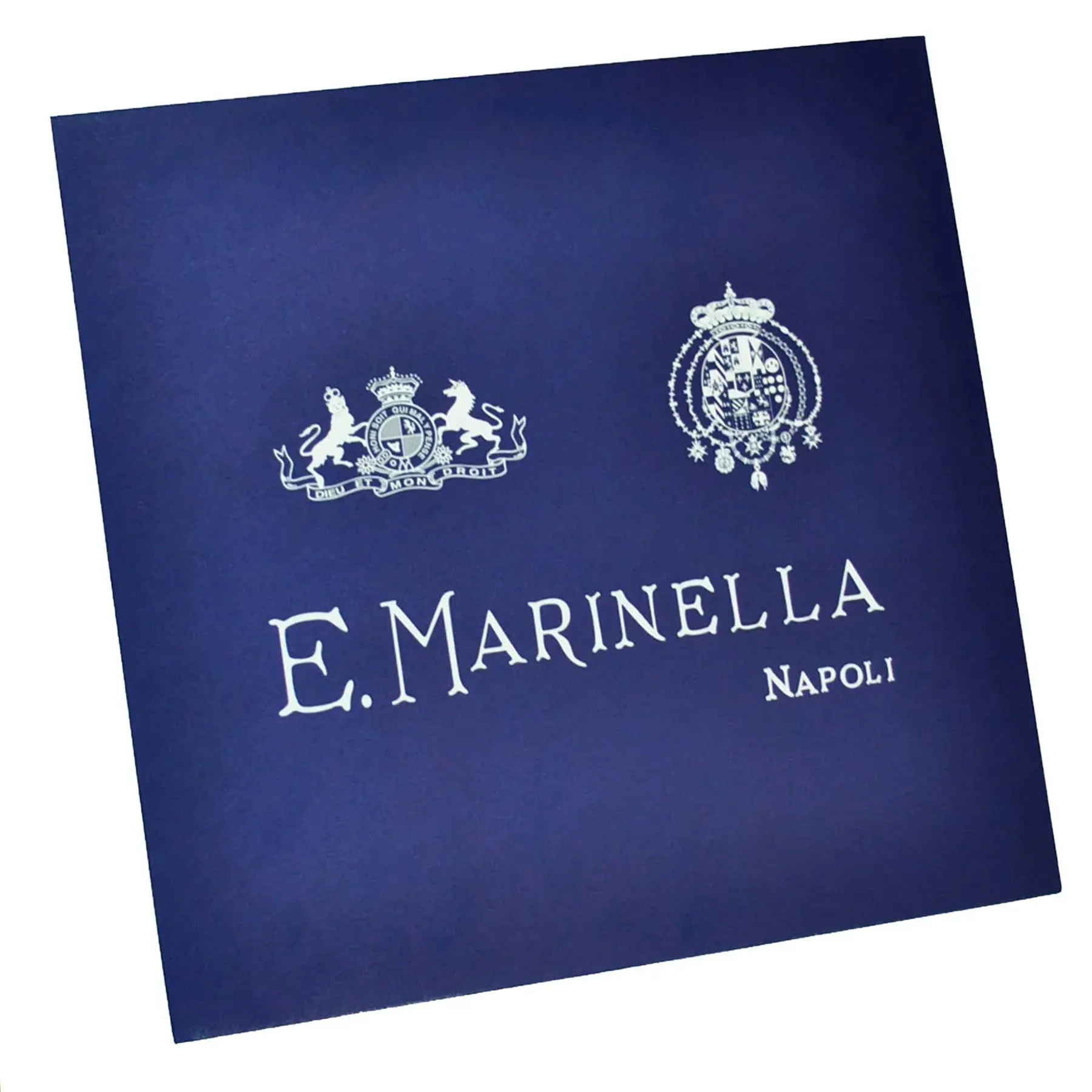 E. Marinella Scarf Maroon Il Chiostro Design - Twill Silk Square Foulard