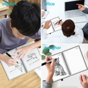 Ego-Friendly Rewritable Paper Notebook