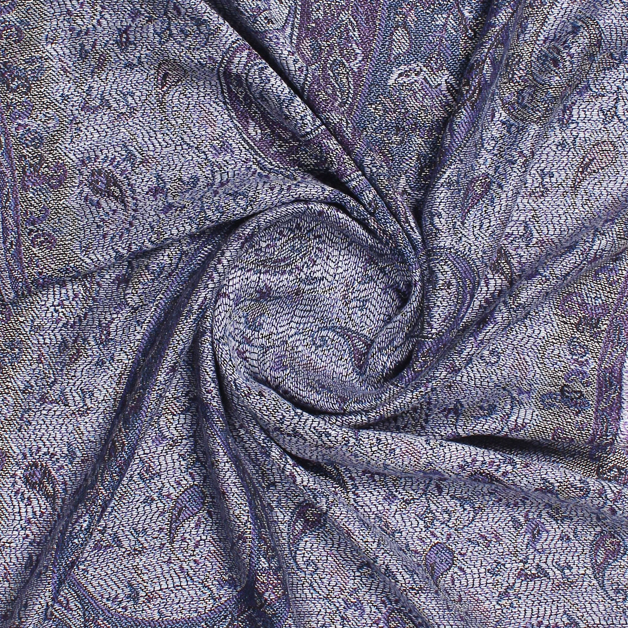 Elegant Harmony Paisley Jacquard Scarf