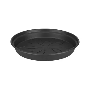 Elho Green Basics Black 14Cm Round Saucer