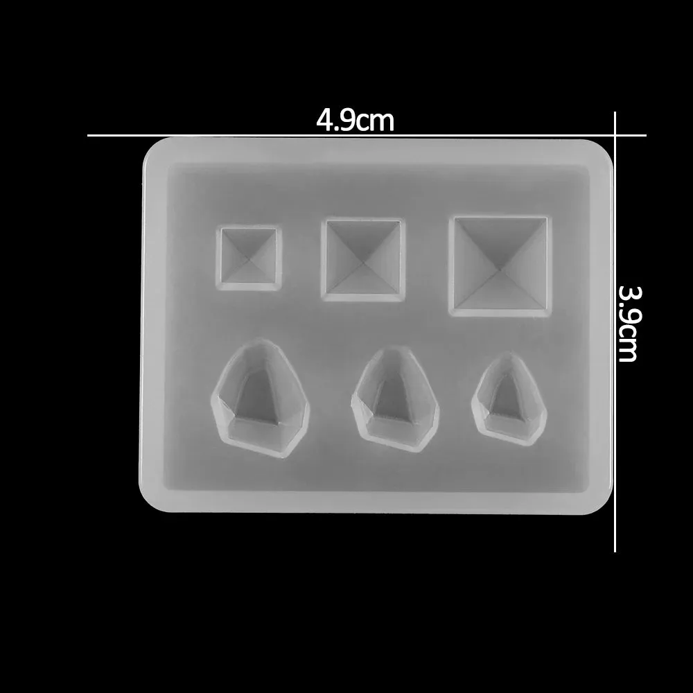 ELMAS Silicone Jewelry Molds - Heart, Round & Rectangle Shapes