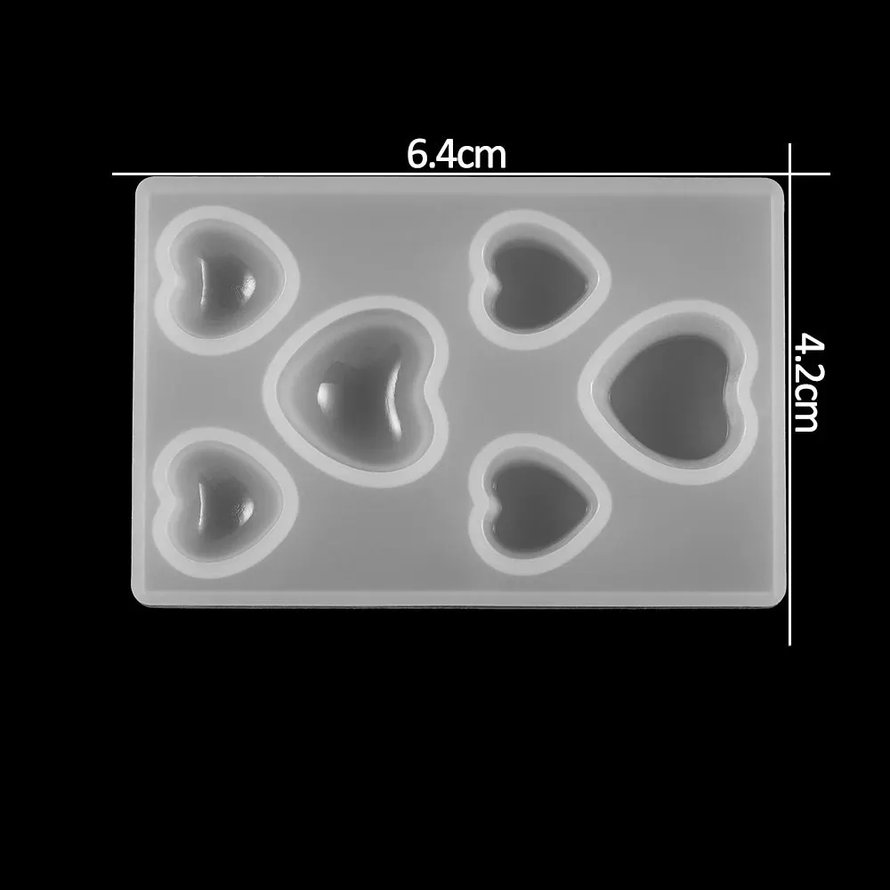 ELMAS Silicone Jewelry Molds - Heart, Round & Rectangle Shapes