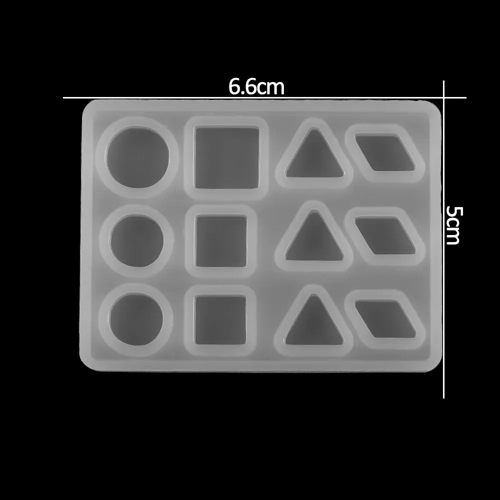 ELMAS Silicone Jewelry Molds - Heart, Round & Rectangle Shapes