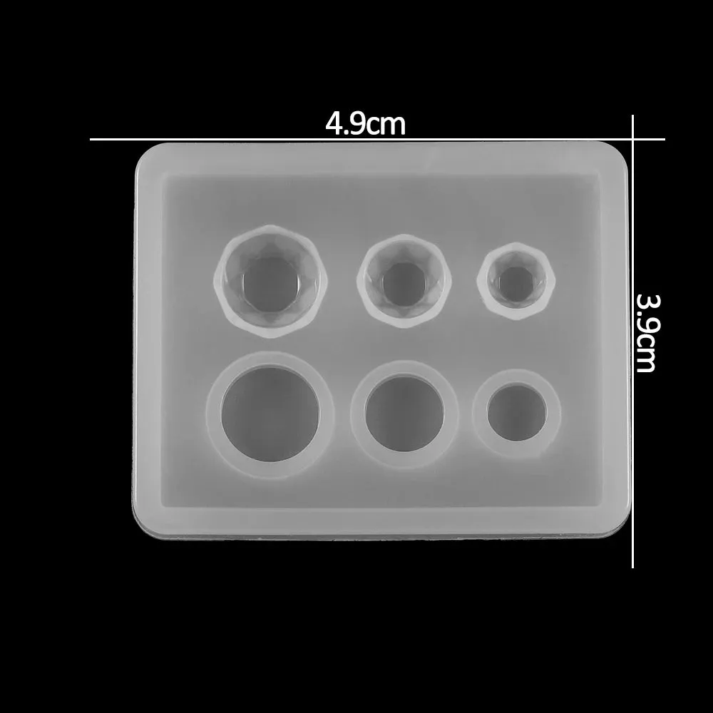 ELMAS Silicone Jewelry Molds - Heart, Round & Rectangle Shapes