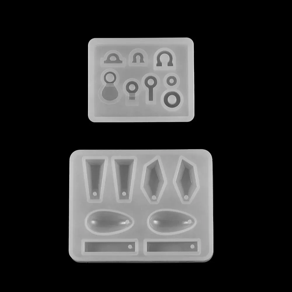 ELMAS Silicone Jewelry Molds - Heart, Round & Rectangle Shapes