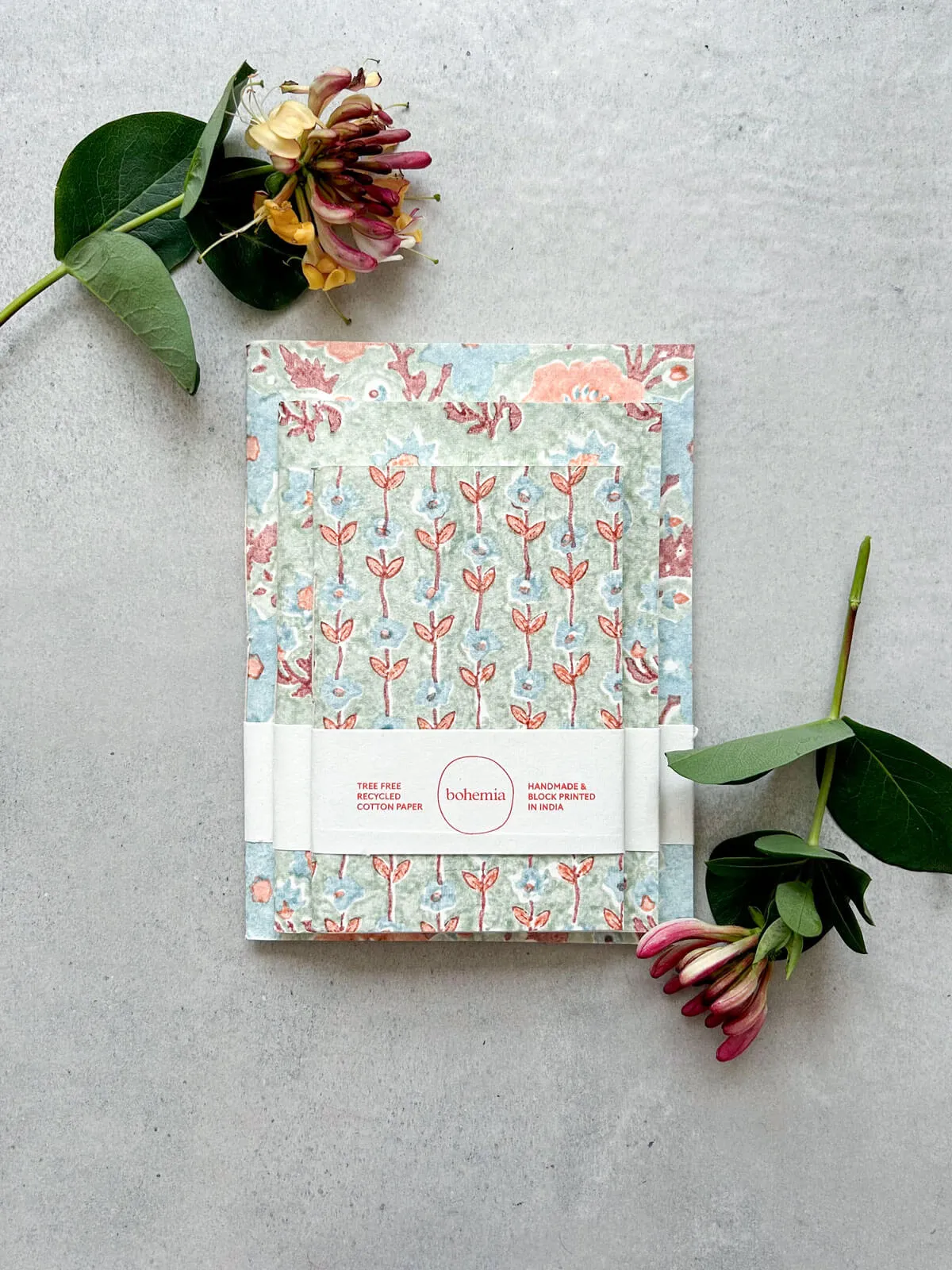 Floribunda Notebook, Duck Egg