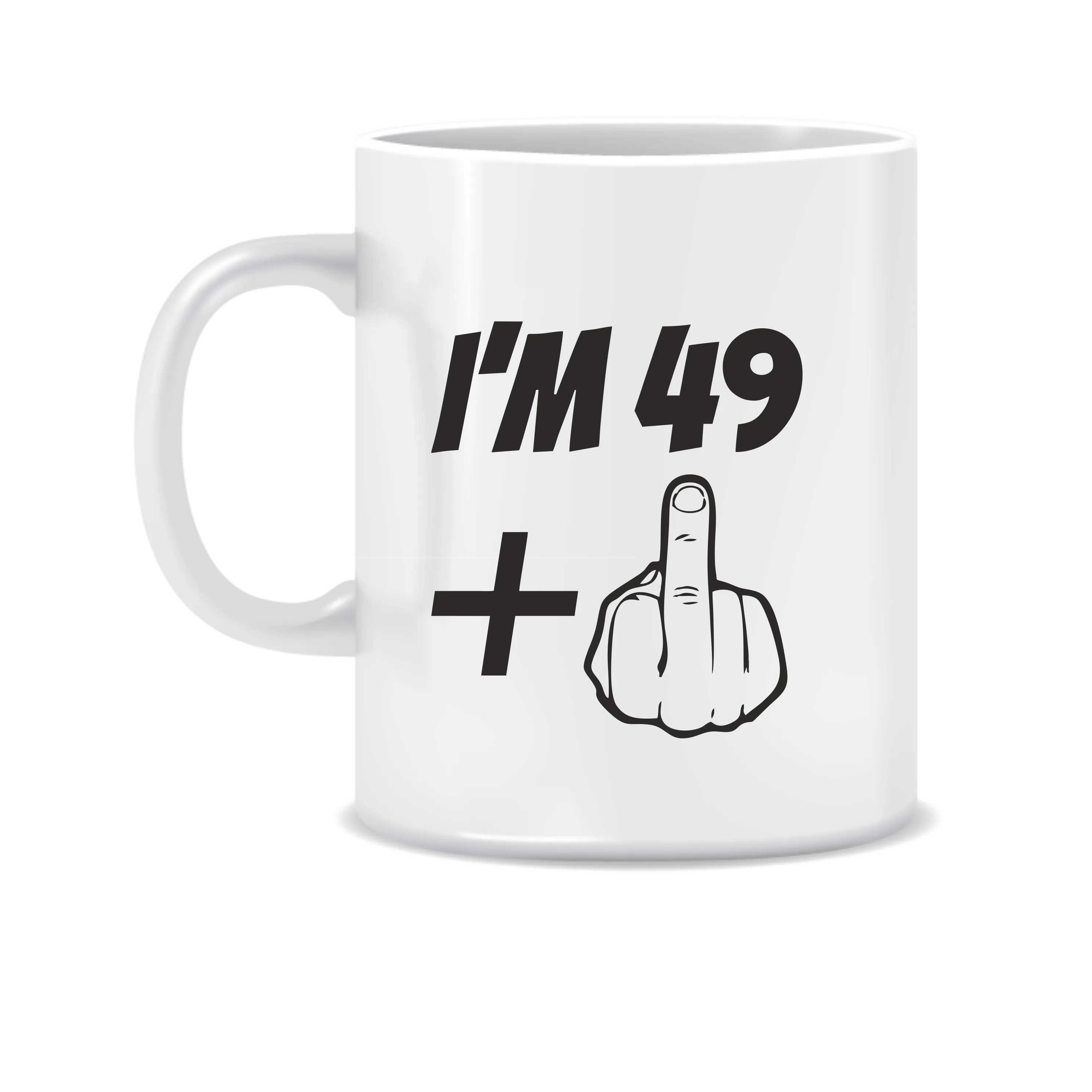 Funny "Plus One" Age Mug