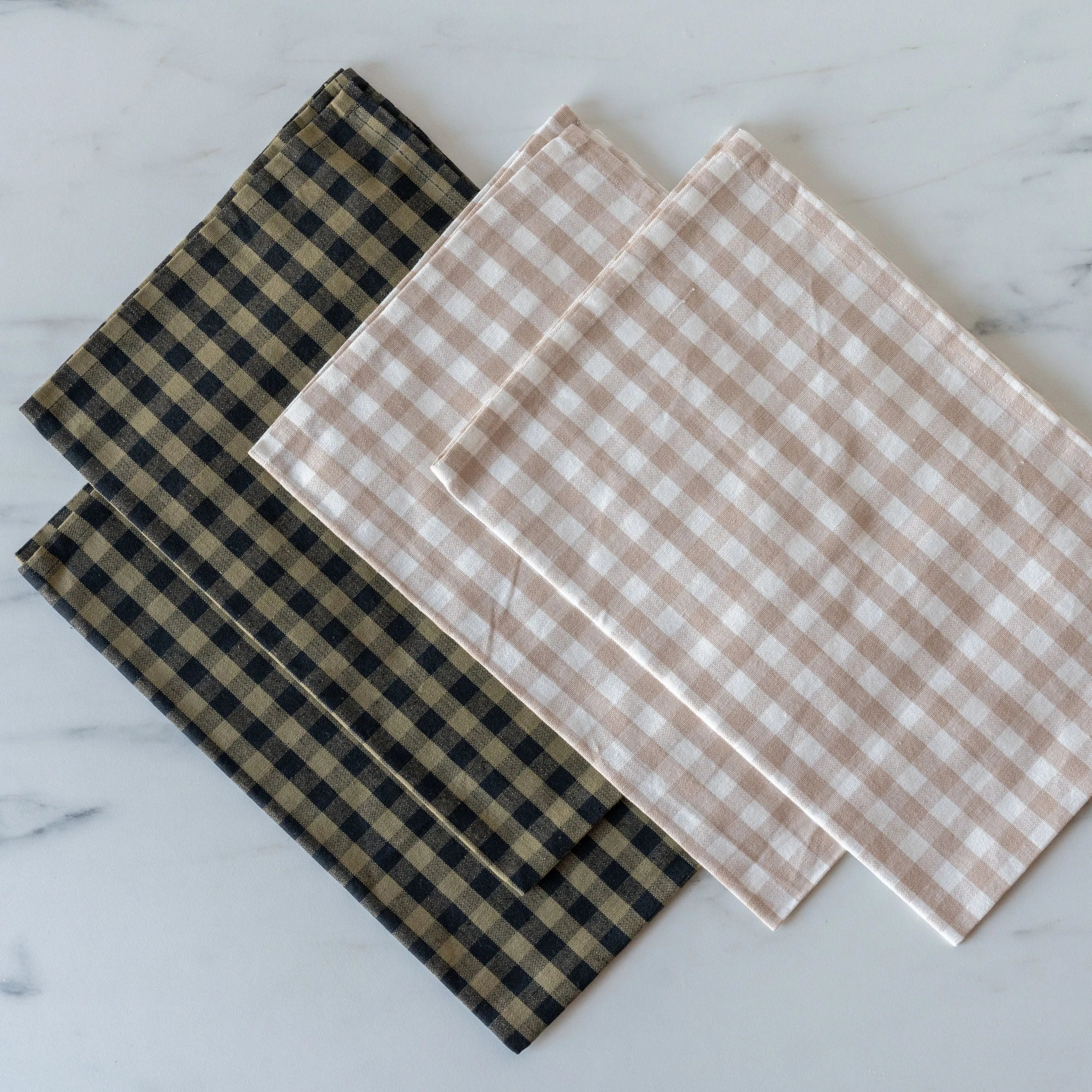 Gingham Dish Towel Set