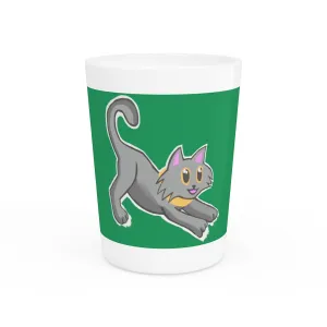 Grey Kitty Shot Glass