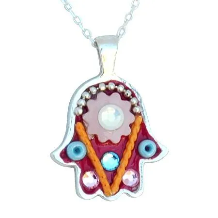 Hamsa Necklace  - Unique Bat Mitzvah Gifts