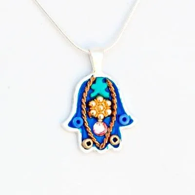 Hamsa Necklace  - Unique Bat Mitzvah Gifts