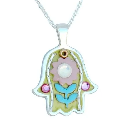 Hamsa Necklace  - Unique Bat Mitzvah Gifts