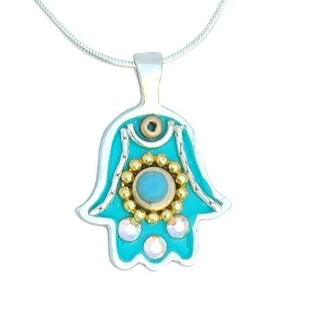 Hamsa Necklace  - Unique Bat Mitzvah Gifts