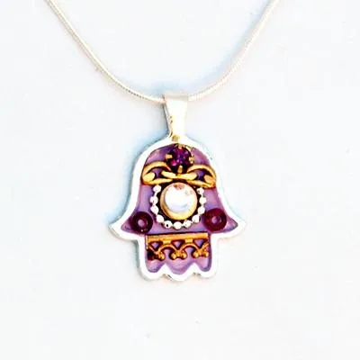 Hamsa Necklace  - Unique Bat Mitzvah Gifts