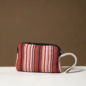 Handcrafted Jute Cotton Toiletry Pouch