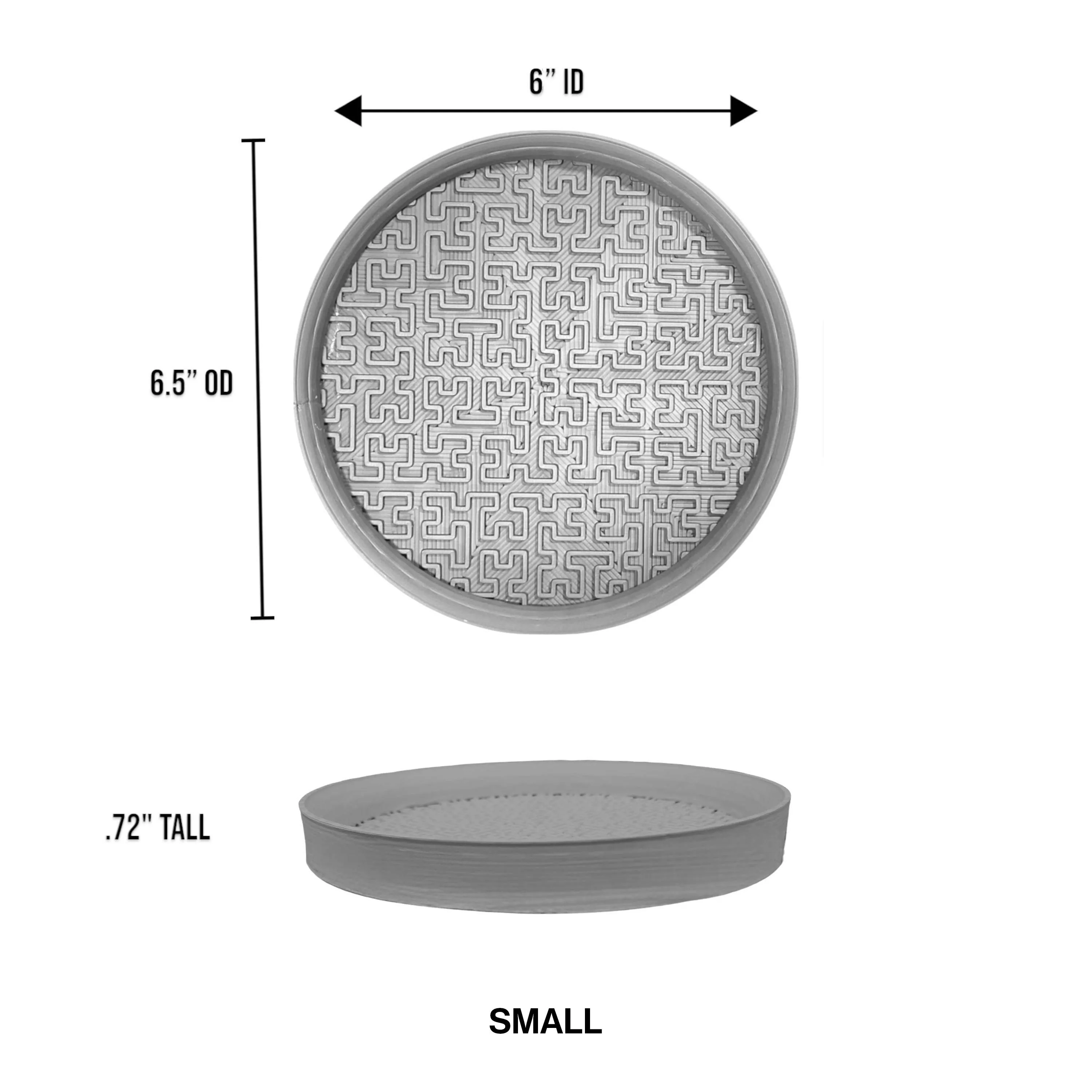 Hexagon Modern Geometric Indoor Eco-Friendly 3D Printed Plant Saucer