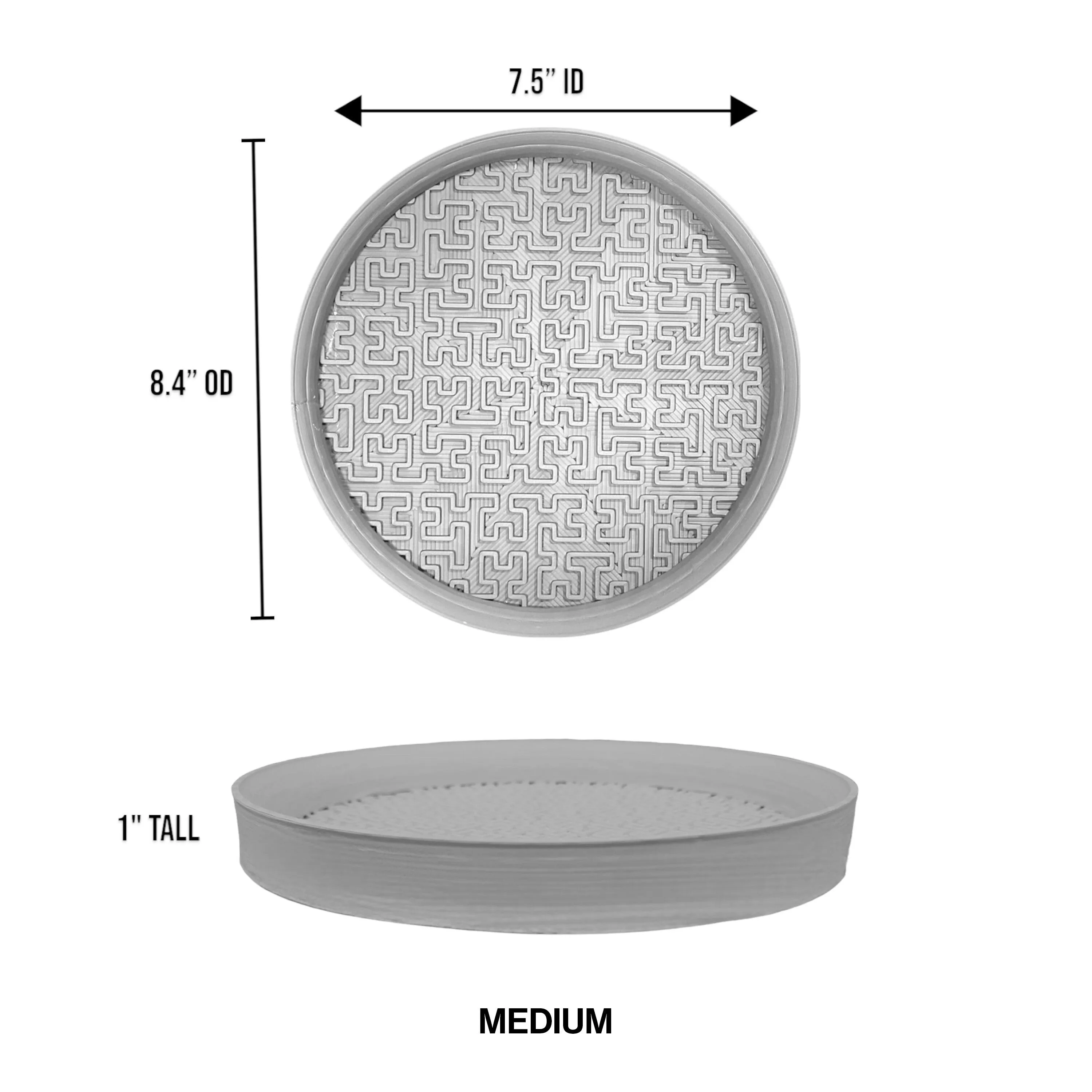 Hexagon Modern Geometric Indoor Eco-Friendly 3D Printed Plant Saucer