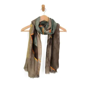 JOY ACCESSORIES NEUTRAL GEO SCARF - E329415