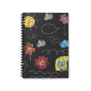 Kids Doodle Playground - Inovax Spiral Notebook (Ruled Line)