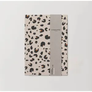 Kinshipped - Cream Leopard A5 notebook